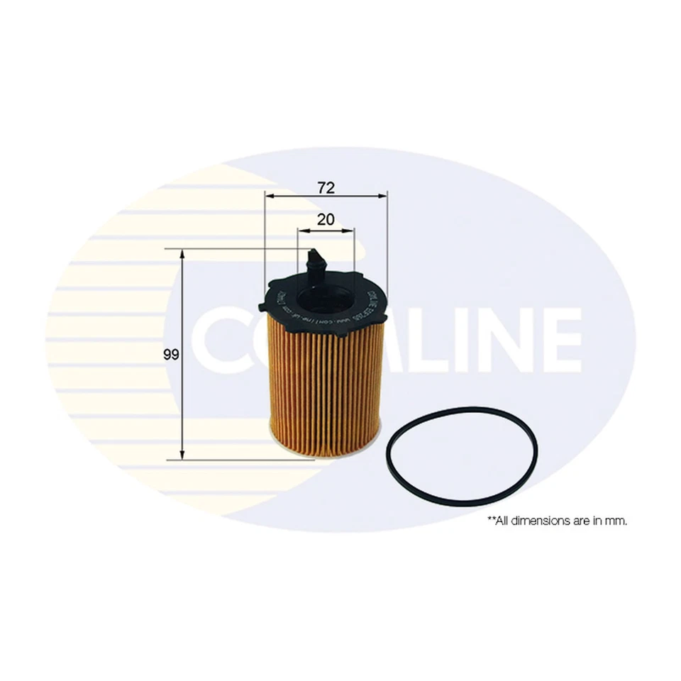 For Ford C-Max MK2 1.6 TDCi Genuine Comline Engine Oil Filter Insert - Image 3 of 4