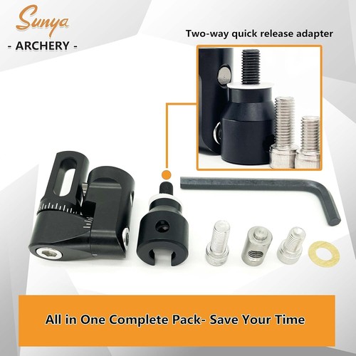 Archery Bow Stabilizer for Compound Bow, Carbon Fiber Body Flexible Core, Dam... - Picture 5 of 9
