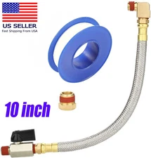 Extended Tank Drain Valve Assembly Kit for Air Compressor Including 10 Inches