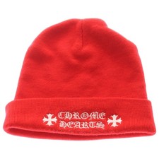 CHROME HEARTS Watch Cap Logo Embroidery Beani...