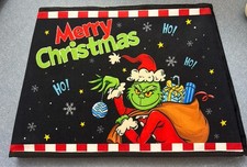 The Grinch Christmas Tree Skirt Unique Easy Set Up Fun Black Red Collar Cool
