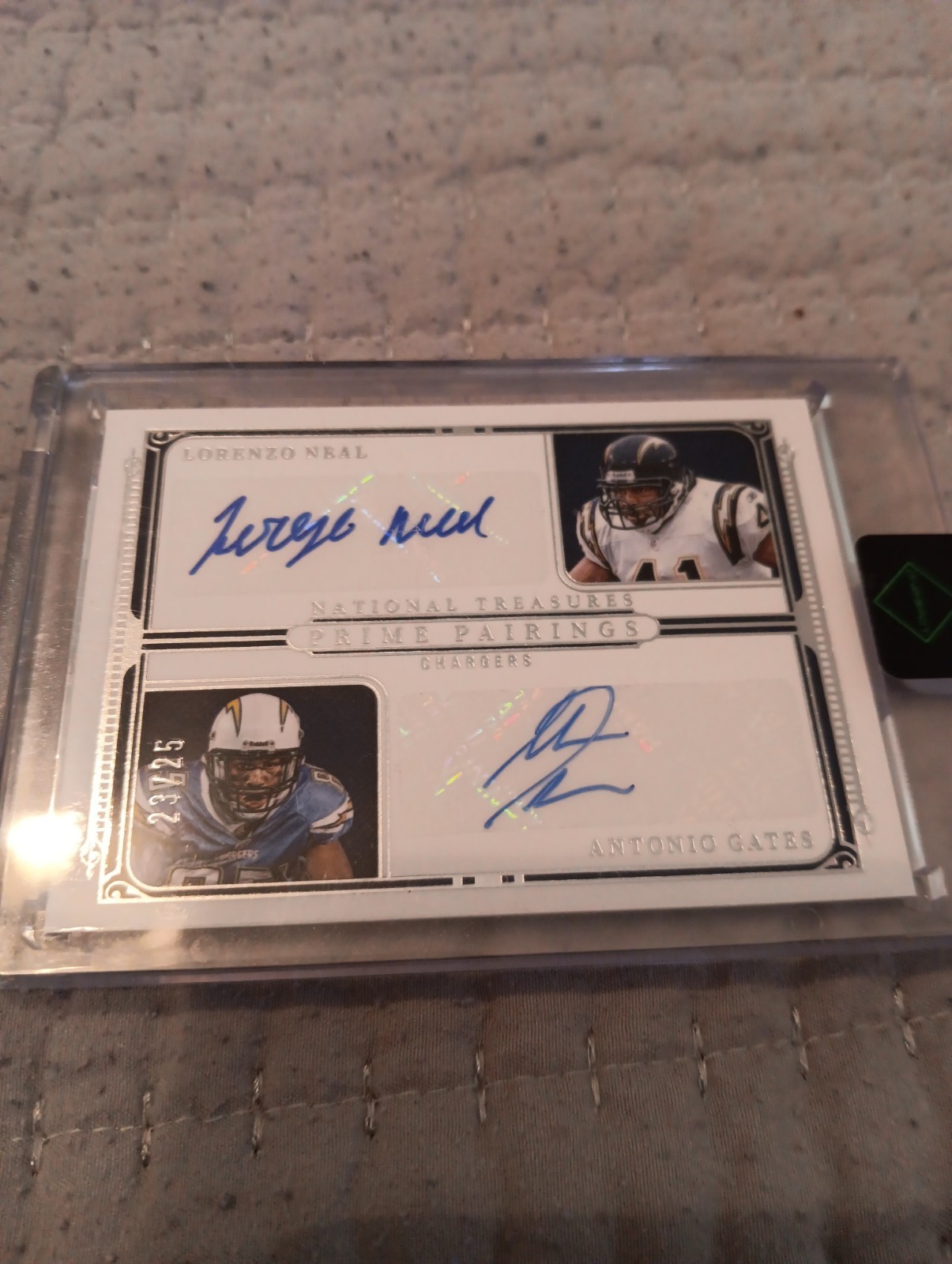 Lorenzo Neal / Antonio Gates Dual Auto Autograph 2025 National Treasures...