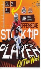 2025 SENIOR BOWL OHIO STATE EMEKA EGBUKA TAMPA BAY BUCCANEERS OPOTW ROOKIE AUTO