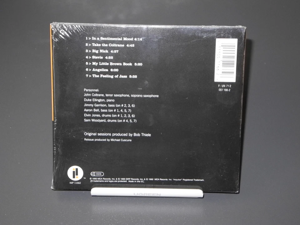 duke ellington & john coltrane new sealed impulse digipak cd - same s/t - Bild 2 von 2