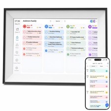 10.1" Smart Family Calendar, Touchscreen All-in-One Planner  Chore/Meal Char...