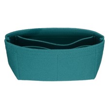 Purse Organizer Insert, Mini Felt Handbag Organizer, Lake Green