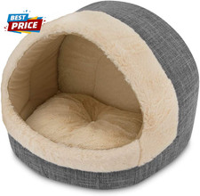 Dog House Bed Crate Mat Tent Indoor round Soft Plush for Small, Medium, and Larg