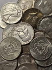 20 Coin Roll of 90% Silver Half Dollars ($10 Face Value) SKU50