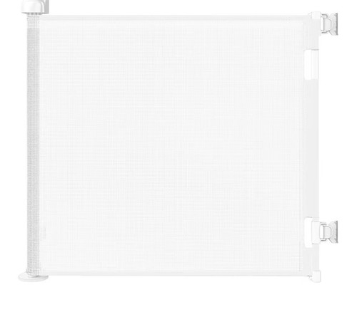 White Plastic Retractable Gate Easy Installation