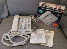 Lenoxx Sound Big Button Telephone Speed Dial Volume Control PH-315 New Open Box