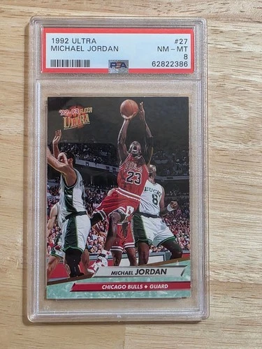 1992-93 Fleer Ultra - Michael Jordan #27 PSA 8