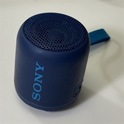 SONY SRS-XB12 EXTRA BASS 未使用 Sony SRS-XB12 Portable Bluetooth Speaker, Blue, Strap, 3.5mm Audio