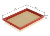 Luftfilter Motorluftfilter 226Mm FüR Honda Civic VI Coupe 89-13 17220-P2A-505