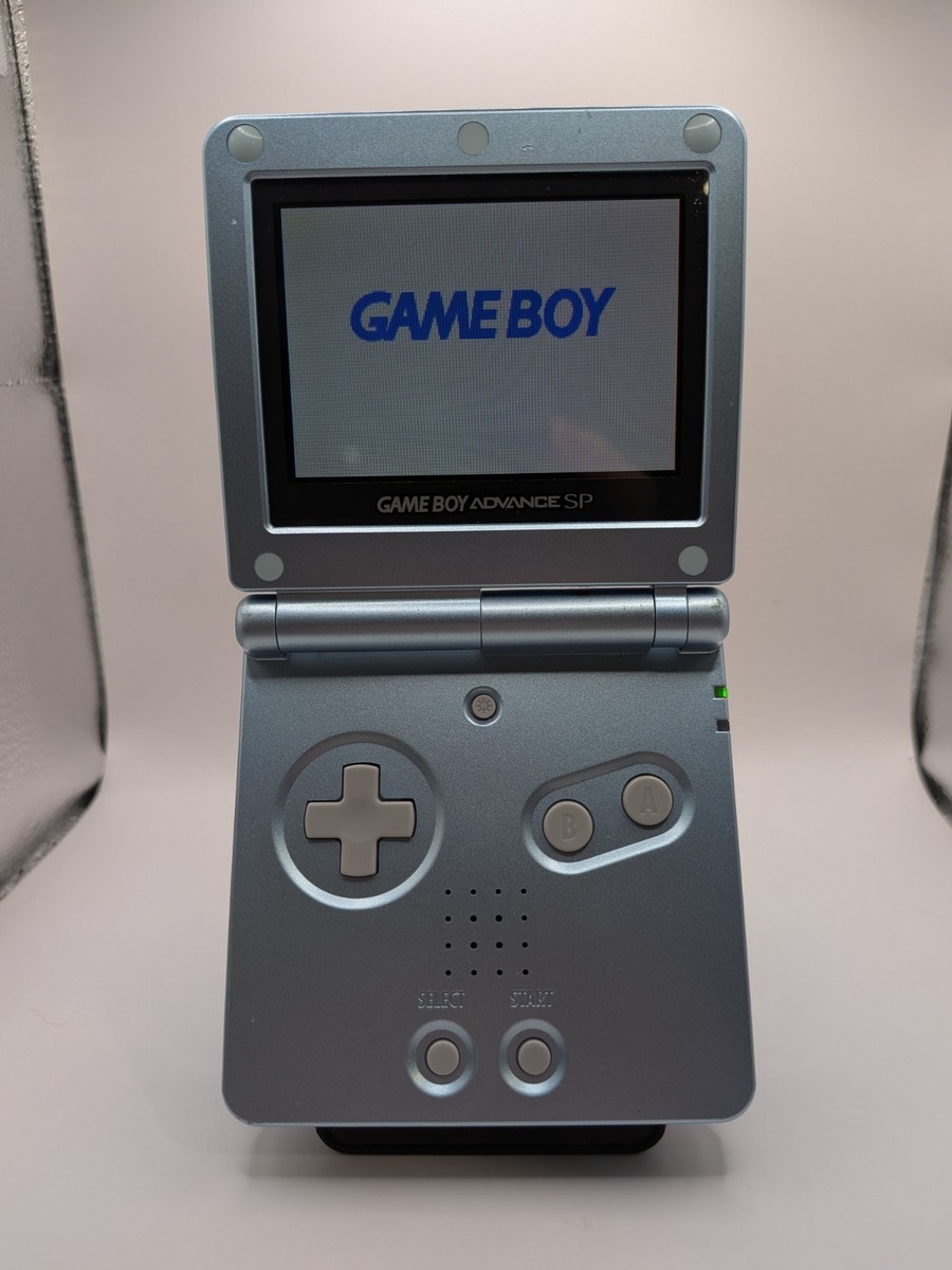 Nintendo Gameboy Advance SP AGS-101 - Pearl Blue - Tested & Works