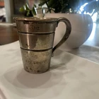 Rare Vintage RB Co (Reed & Barton) Sterling Stepped Jigger 3 oz handled
