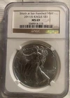 American Silver Eagle 2011(S) Struck at San Francisco Mint MS69