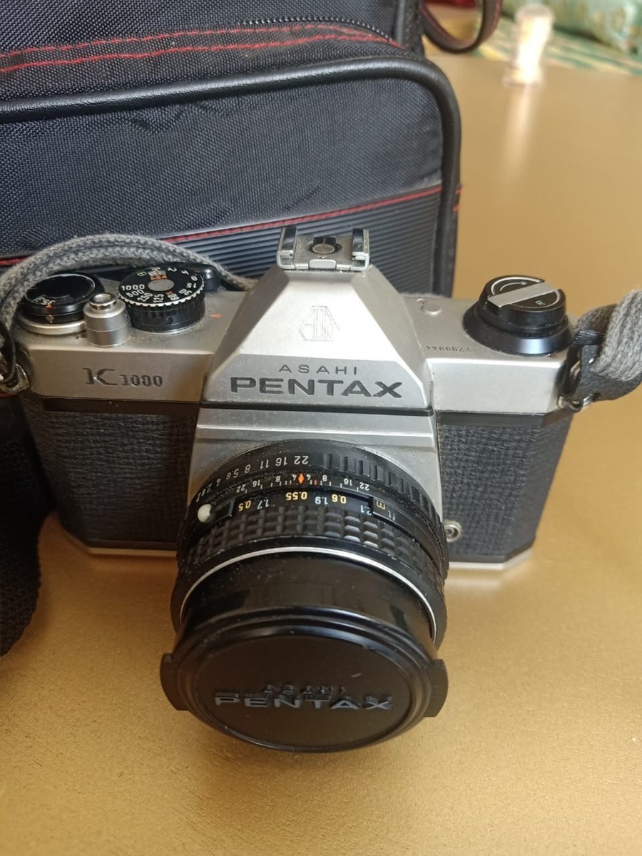 Appareil Photo Asahi Pentax K1000 – Objectif SMC Pentax-M 50 Mm F/2 – Argenté