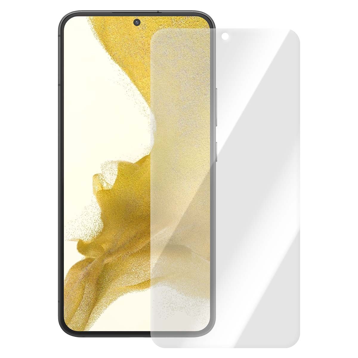 Protection S22+ en polyuréthane souple, film protecteur d'écran Samsung Galaxy S22 Plus transparent
