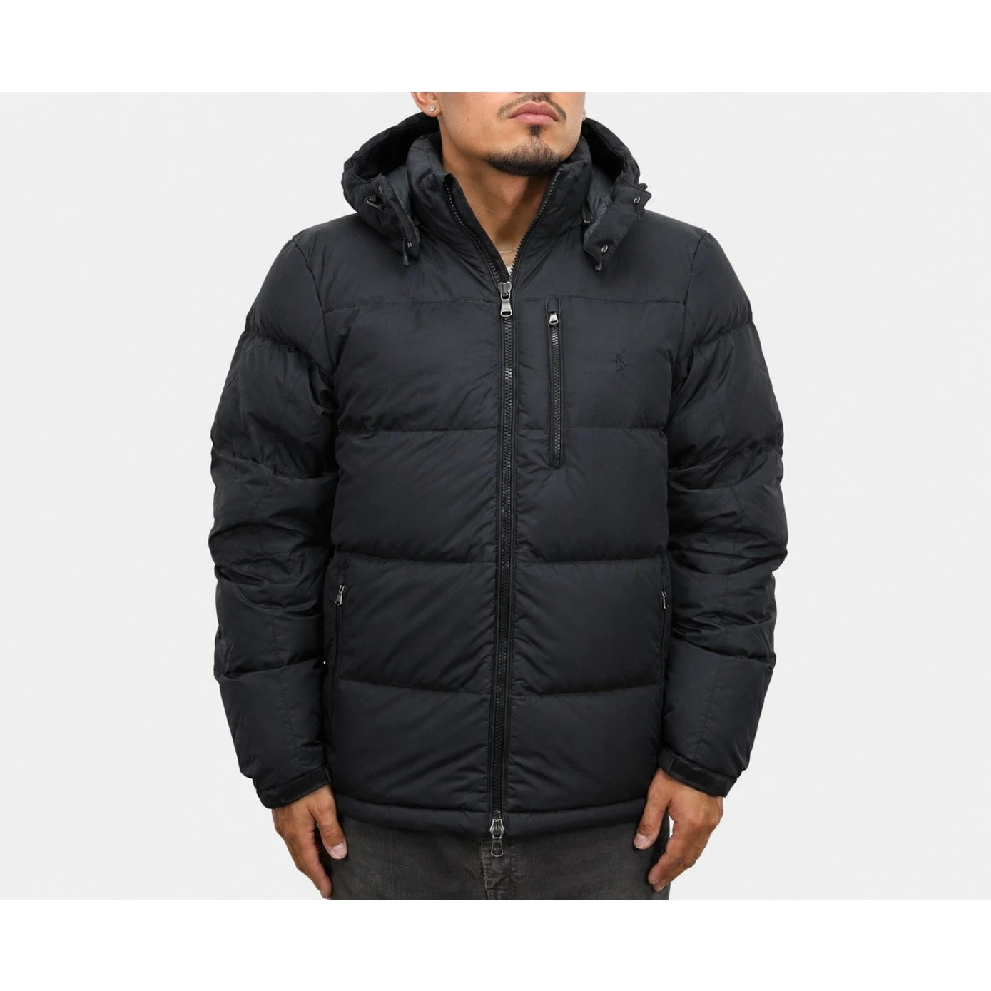 Polo Ralph Lauren Hooded Down Puffer Jacket Coat Black Pony Size XXL Men's
Opens in a new window or