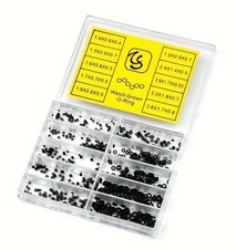 500pcs Waterproof Rubber Mini O-ring Kit 1.4mm-3.6mm Gasket for Watch Crown