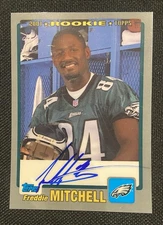 2001 Topps Rookie Premiere FREDDIE MITCHELL FedEx RC AUTO Rookie Autograph SP