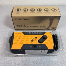 FosPower FOSPWB2376 Emergency Solar Crank Portable NOAA Weather Radio Tested