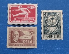 Brazil Stamps, Scott 840-842 Complete Sets MNH
