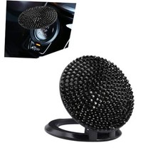 Automotive Push to Start Button Cover, Bling Car Engine Start Stop 1 PC Black