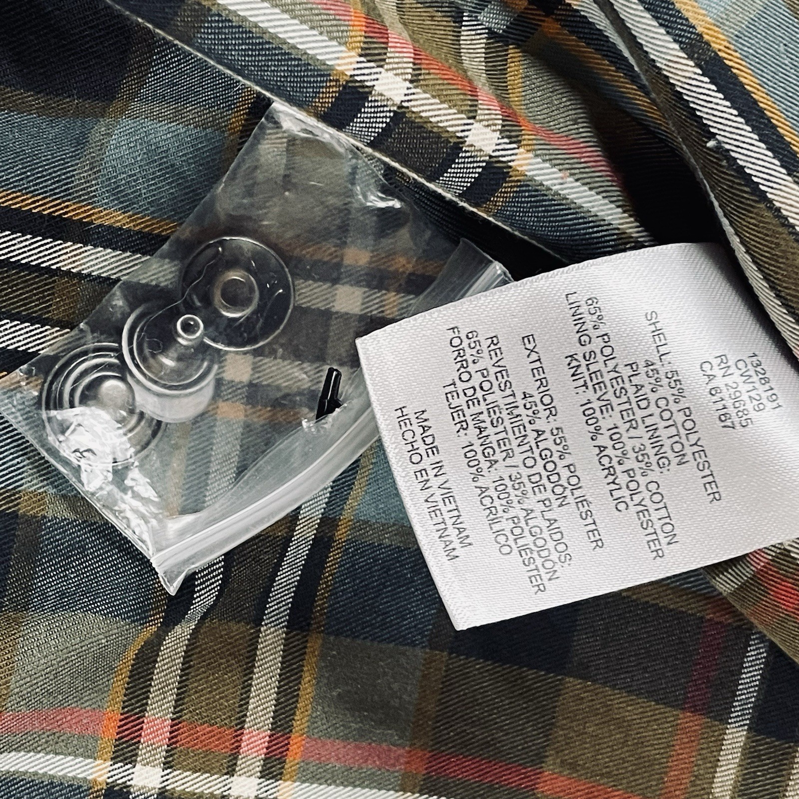 Pendleton Rain Trail Jacket Women’s Large Hidden … - image 4