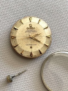 PARTS ONLY Omega Constellation Automatic Chronometer Movement crown crystal