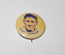 1930 PR4 Cracker Jack Baseball Pin Kiki Cuyler Chicago Cubs NEAR MINT