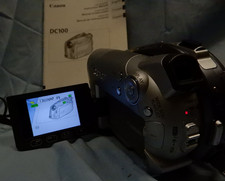Canon DC100A DVD Video Camcorder Camera 25x Optical Zoom Video Transfer TESTED