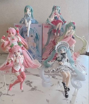 Hatsune Miku Figur 6er Set Sammelfiguren Anime voll funktionsfähig Japan
