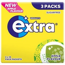 60 x Wrigleys Extra Apple Gum 20 x 3 Packs FULL BOX SEE DATES