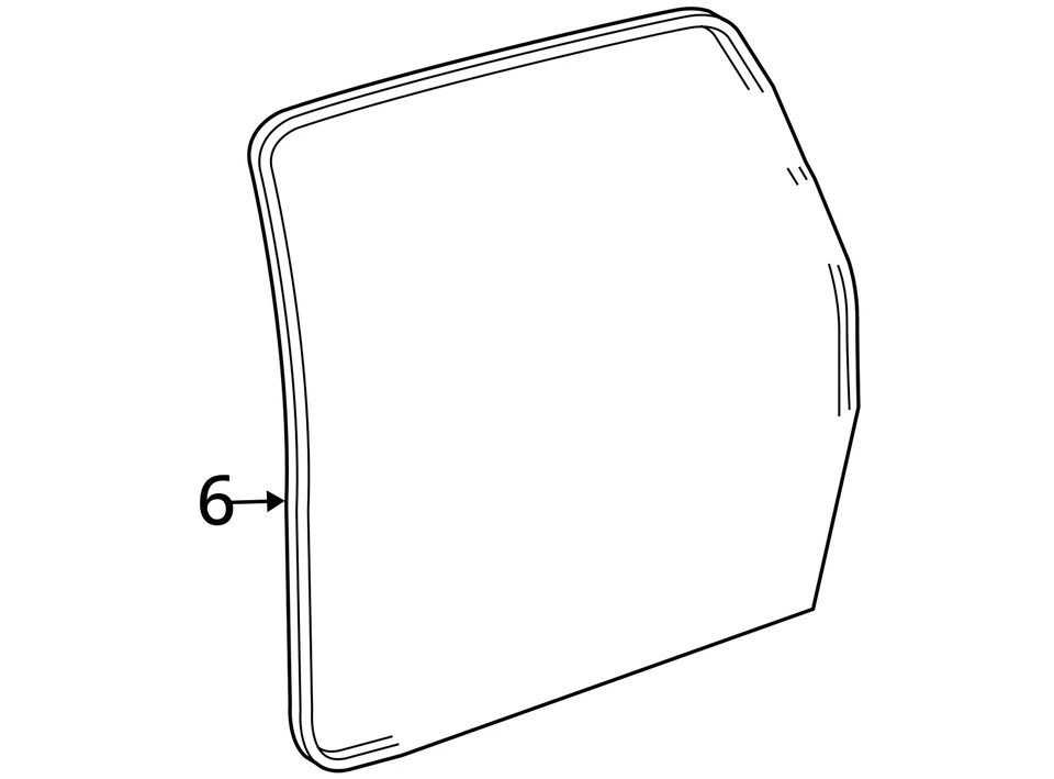 Restrip meteorológico puerta trasera Toyota Lexus OEM 67881-60131 6788160131 GX470 NUEVO Foto 3 de 3