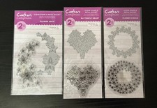 Crafters Companion Stamps By Chloe Butterfly Heart, Flower Arch Stamp Die 3 Sets