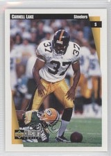 1997 Collector's Choice Team Sets Pittsburgh Steelers Carnell Lake #PI5 0h1
