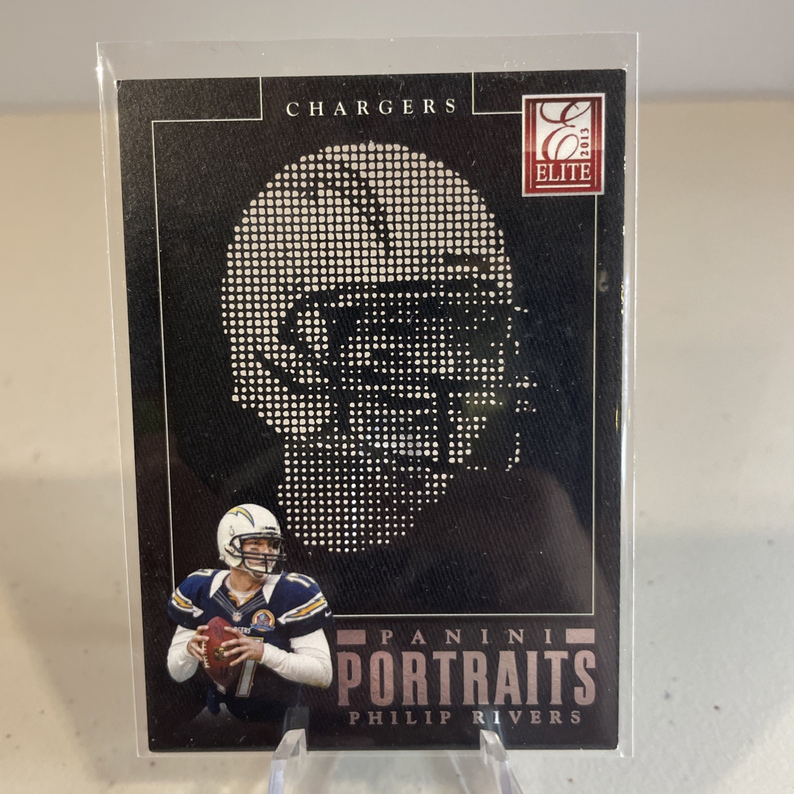 Philip Rivers 2013 Panini Elite Portraits Silver #16 San Diego Chargers Legend 