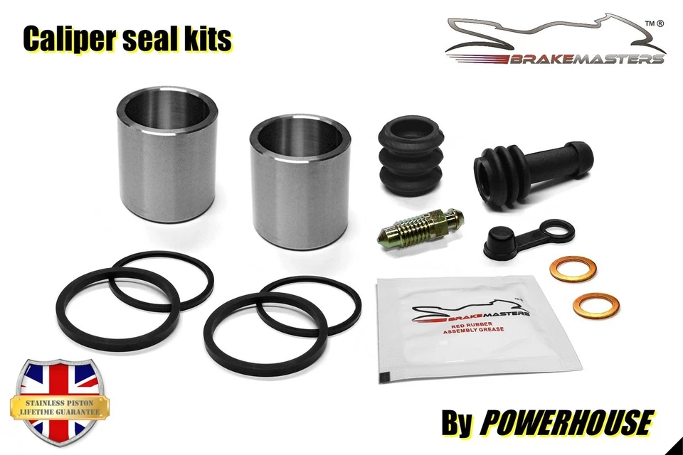 Suzuki GS500E T 1996 front brake caliper piston seal rebuild repair kit set Foto 2 de 4