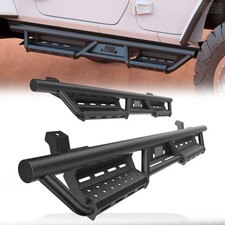 Running Boards For 2018-2026 Jeep Wrangler Jl 4 Door Metal Nerf Bars Side Steps