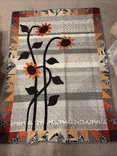 Signed Hand Made Wall Hanging Quilt By artisan
