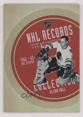 2021 Upper Deck Extended Series Record Collections Gold /250 Glenn Hall HOF 1g3