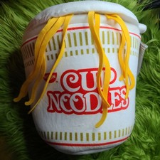 Cup Noodle Plush Toy KidRobot Nissin Godzilla NOODLE CUP ONLY Big 9"x9" Opens