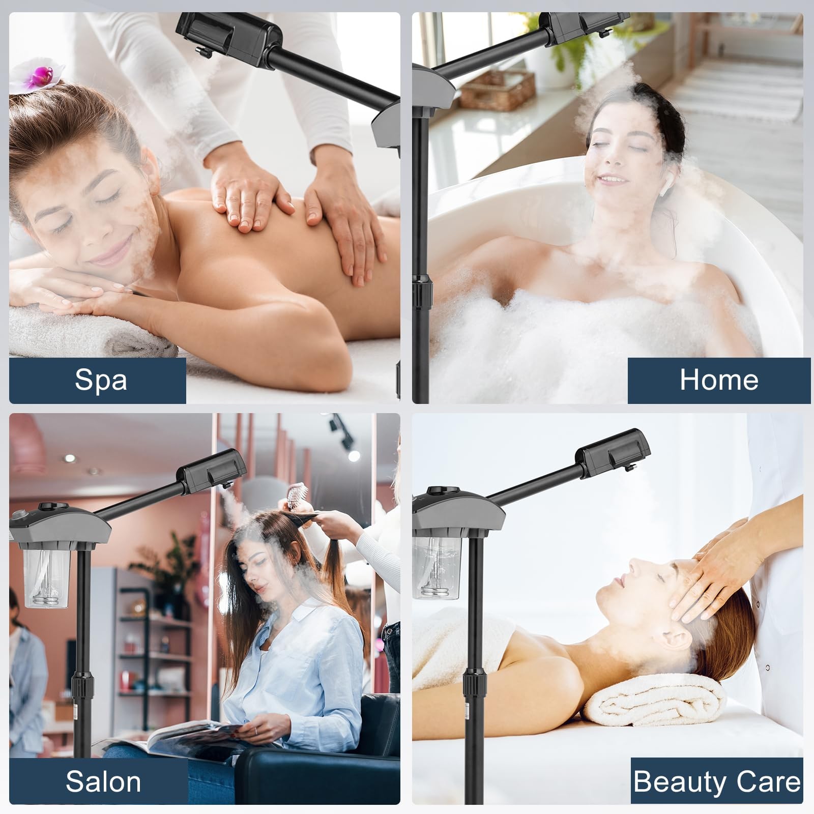 Professional Skin Care Steamer, 110V US Plug, for Beauty Salon, Barber Shop