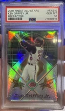2001 Finest All-Stars Ken Griffey Jr. Refractor #FAS10 PSA 10