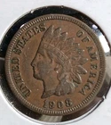 1908-S KEY DATE Indian Head Cent Penny receive coin pictured VF Full Liberty