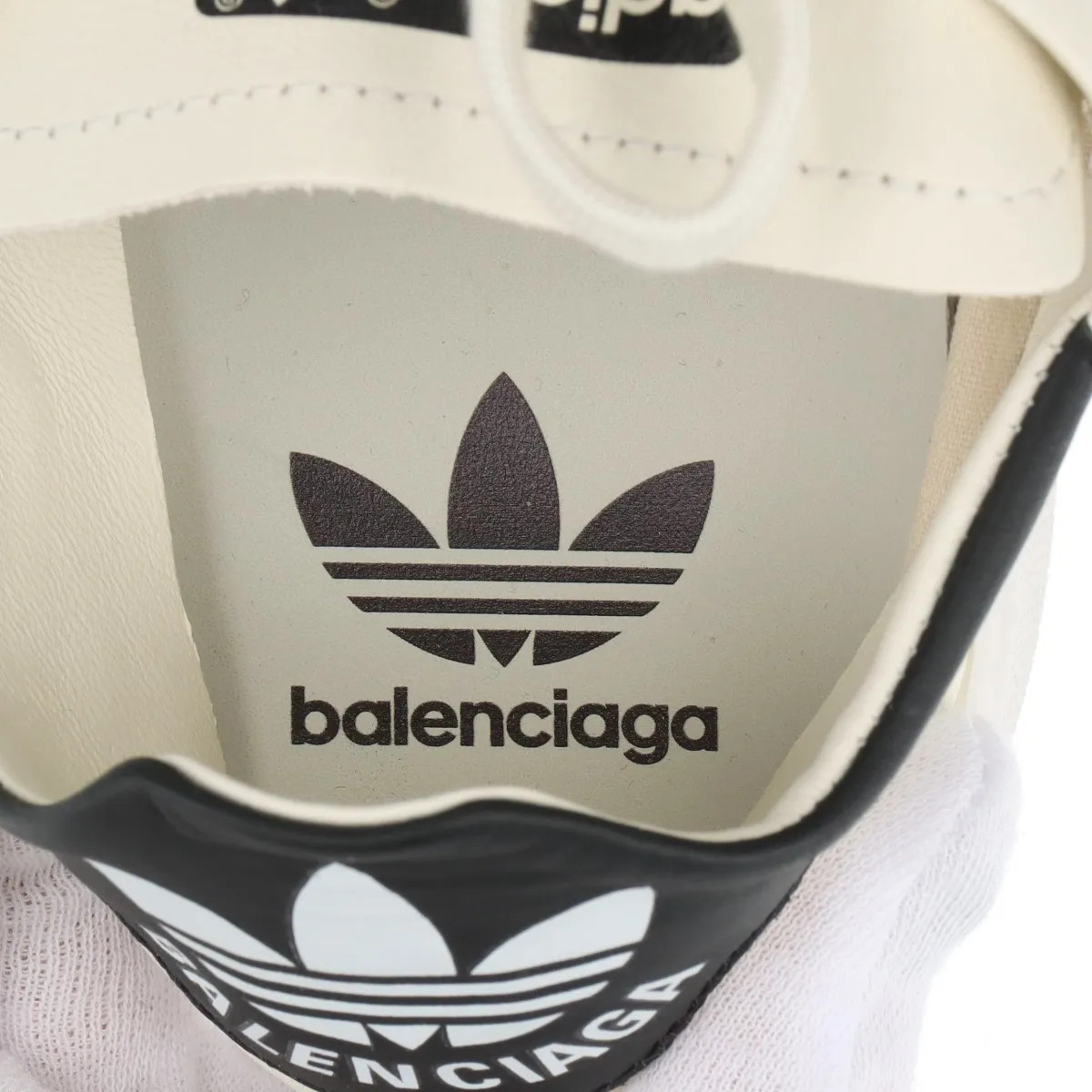 Balenciaga x adidas Leather Sneakers 42 Men's Beige 721835 Balenciaga x adidas Leather Sneakers 42 Men's Beige 721835