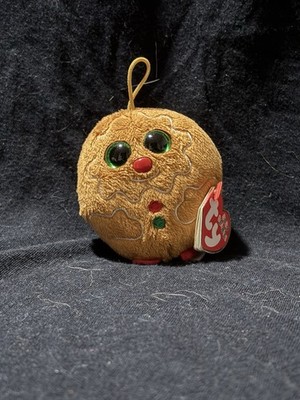 Ginger Bread Christmas Stuffed Animal Teeny Ty Beanie Babies New with Tags
