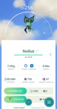 Shiny Noibat Pokemon Go