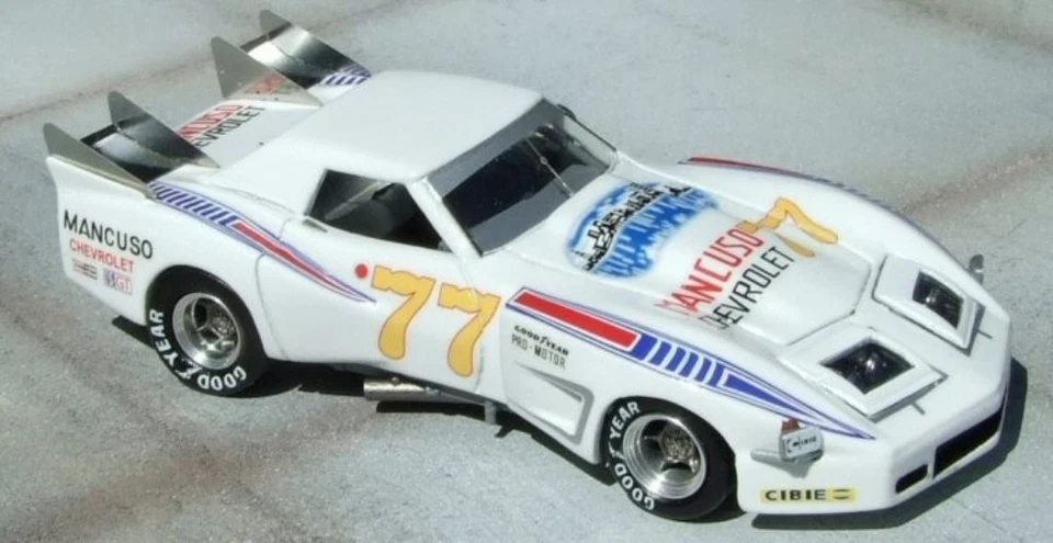 1-43 Chevrolet Coevette GREENWOOD 24h Daytona '77 #77 resin kit Marsh V02k - Immagine 4 di 4